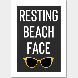 Resting Beach Face Posters and Art